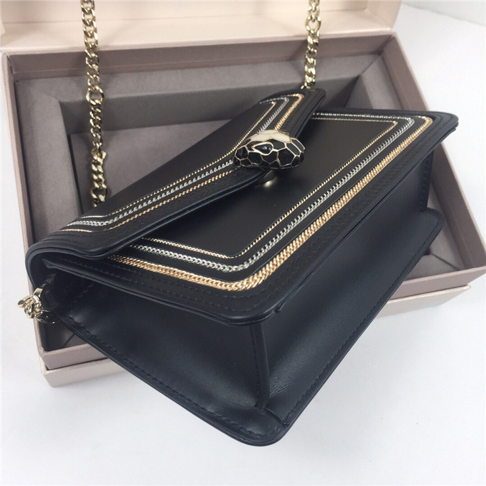 불가리 세르펜티 다이아몬드 블라스트 미니 체인 숄더백 BV28655-1 신상