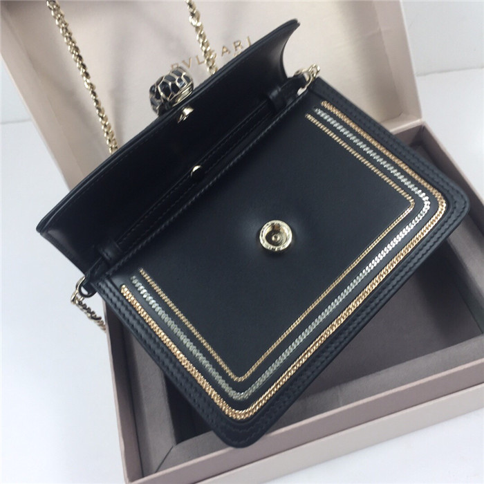 불가리 세르펜티 다이아몬드 블라스트 미니 체인 숄더백 BV28655-1 신상