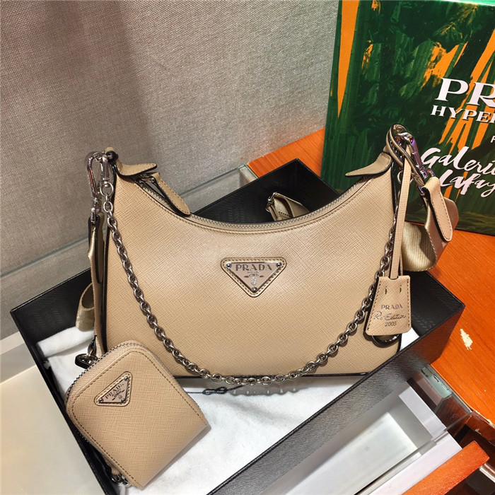  Prada 프라다 가죽 호보백 1BH204-4 2020/신상