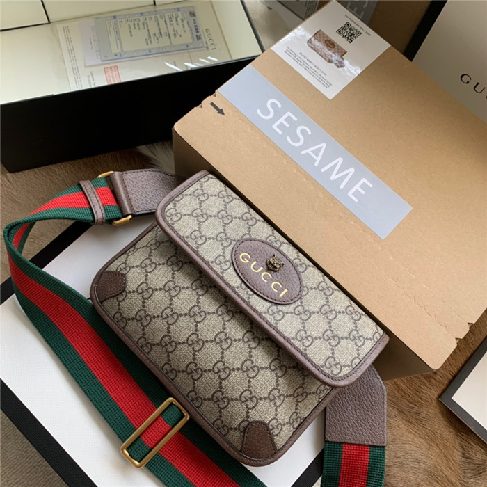 GUCCI 구찌 수프림 힙색 미니 메신저백 489617