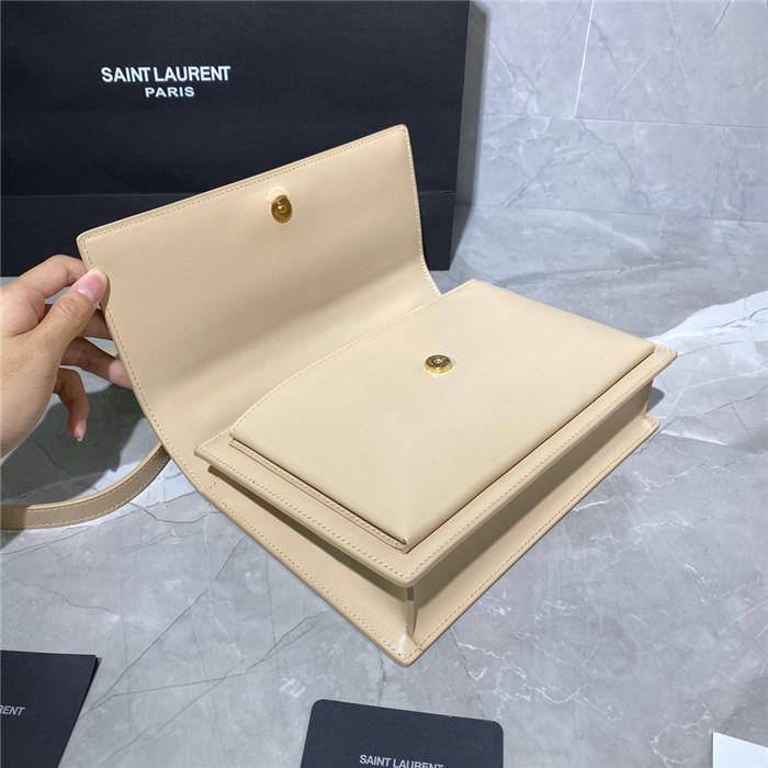 Saint Laurent 생로랑 모노그램 뉴 선셋 탑핸들 사첼백 634723