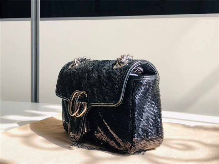 GUCCI 구찌 마몬트 마틀라세 숄더백 446744/신상