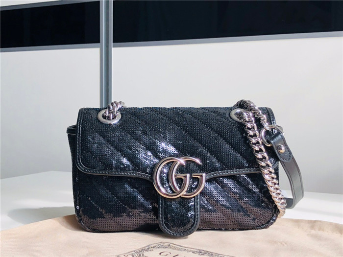 GUCCI 구찌 마몬트 마틀라세 숄더백 446744/신상