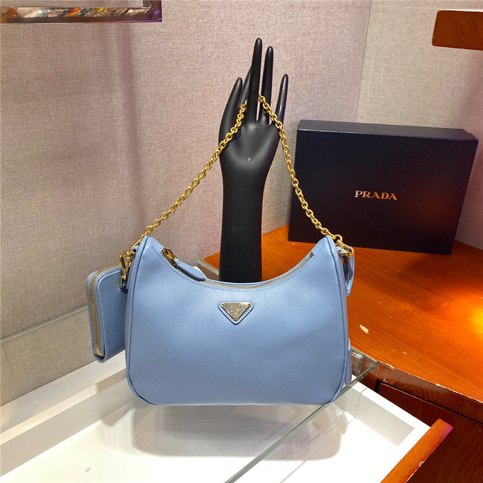 PRADA 프라다 사피아노 레드 호보백 1BH204/신상