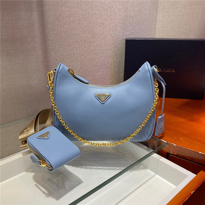 PRADA 프라다 사피아노 레드 호보백 1BH204/신상