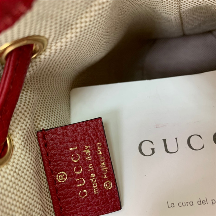 GUCCI 구찌 도라에몽 미니 버킷백