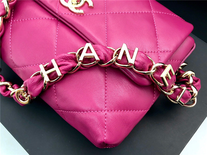 chanel 샤넬 램스킨 퀄팅 스몰 플랩 백