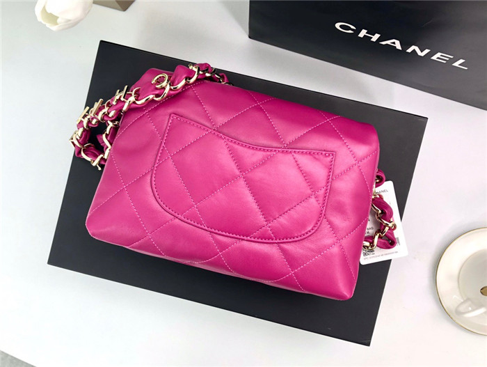 chanel 샤넬 램스킨 퀄팅 스몰 플랩 백