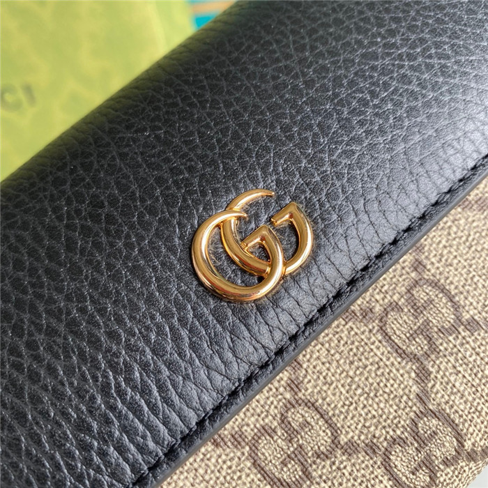 GUCCI 구찌 마몬트 가죽 체인 지갑