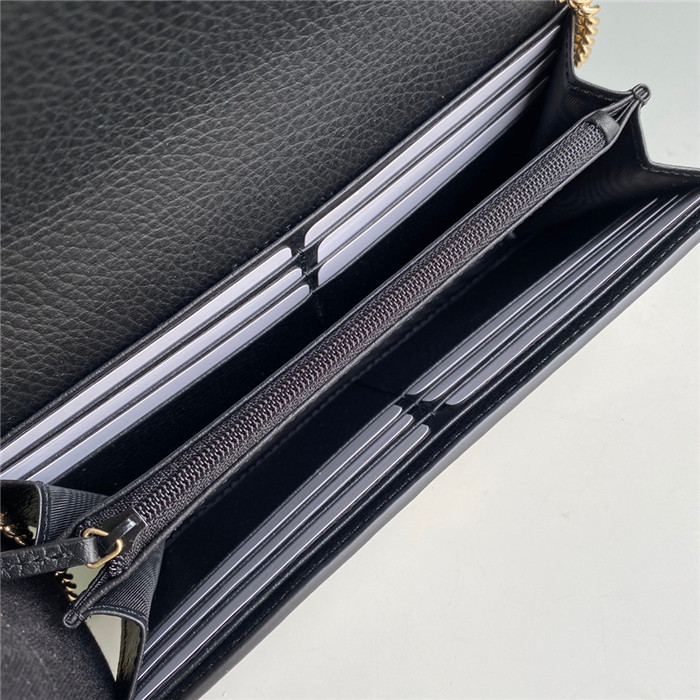 GUCCI 구찌 마몬트 가죽 체인 지갑