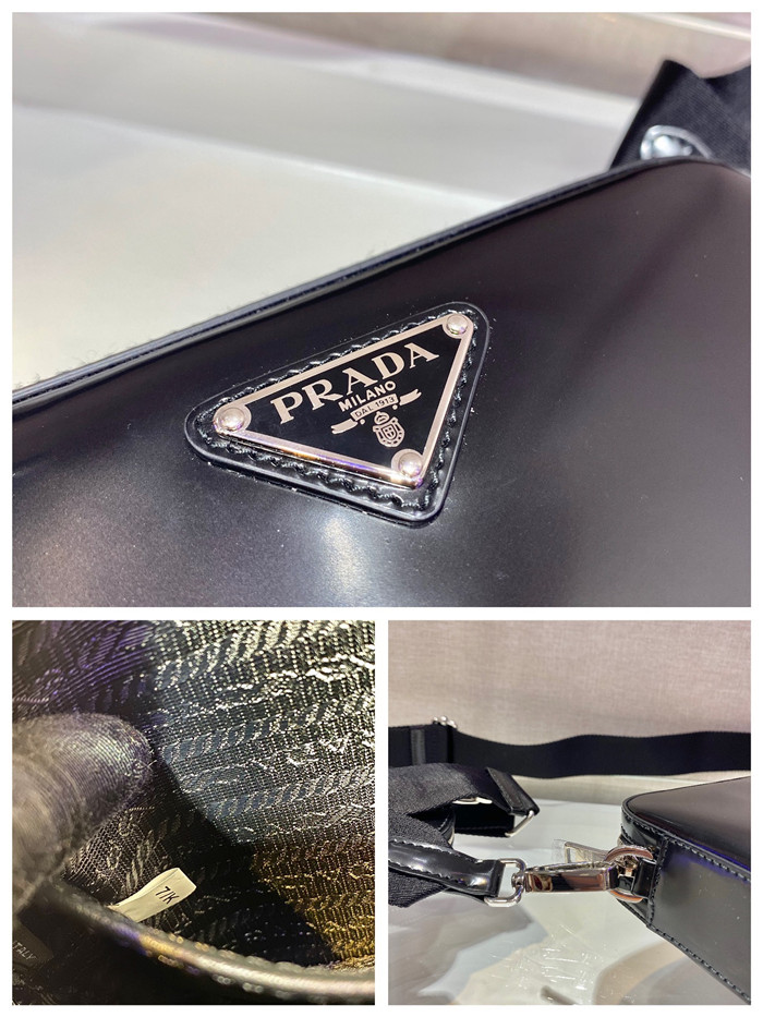 Prada 프라다 브러쉬드 레더 숄더백 1BH180 2021/신상