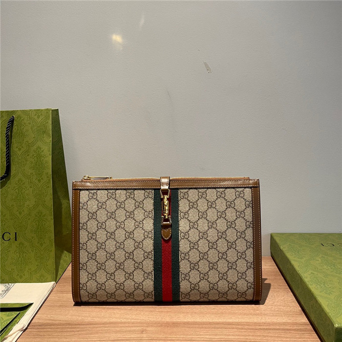GUCCI 구찌 GG수프림 오피디아 재키 1961 파우치