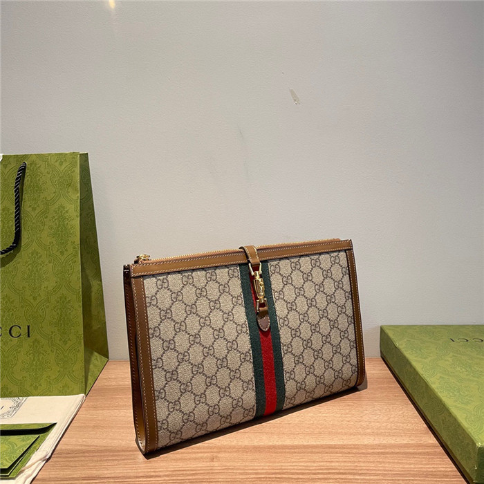 GUCCI 구찌 GG수프림 오피디아 재키 1961 파우치