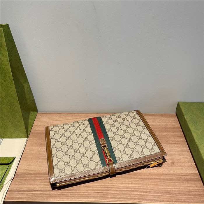 GUCCI 구찌 GG수프림 오피디아 재키 1961 파우치
