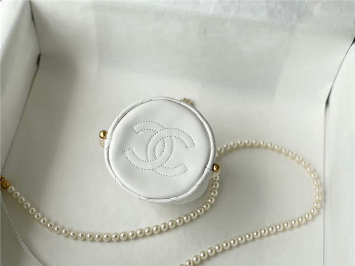 chanel  샤넬 진주 체인 드로스트링 버킷백