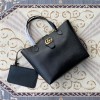 GUCCI 구찌 더블 G 디테일 미듐 토트백 649577