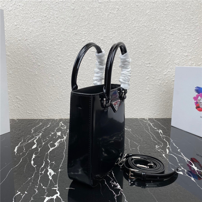 PRADA 프라다 브러시드 미니 토트백 1BA331