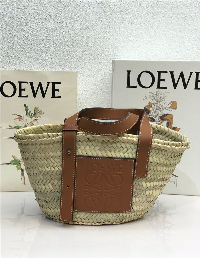 Loewe  로에베 우븐 라피아 토트백 스몰