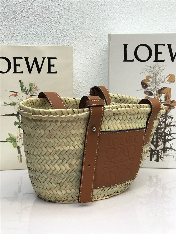 Loewe  로에베 우븐 라피아 토트백 스몰