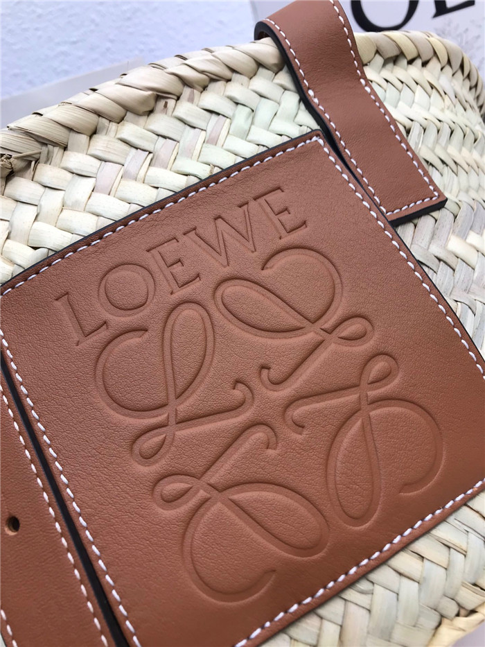 Loewe  로에베 우븐 라피아 토트백 스몰