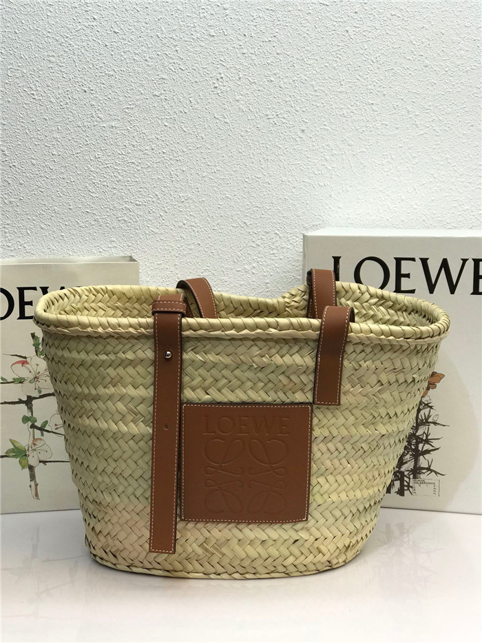 Loewe  로에베 우븐 라피아 토트백 스몰