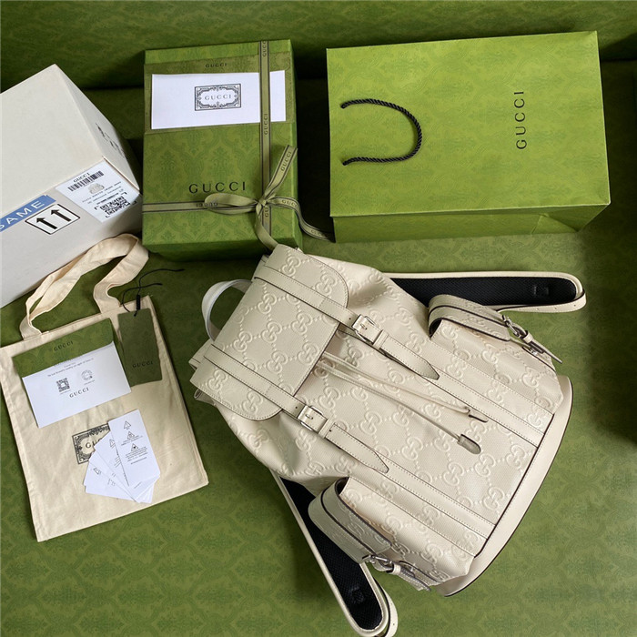 GUCCI 구찌 GG 엠보스 백팩 625770
