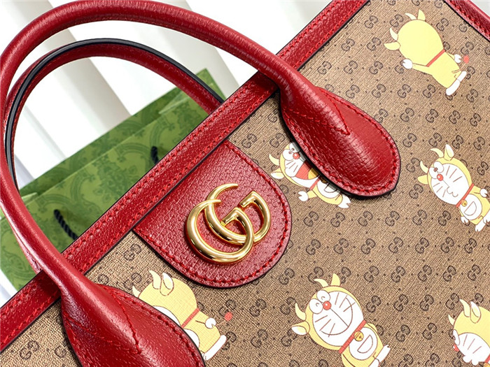 GUCCI 구찌X도라에몽 토트백 미듐 654345