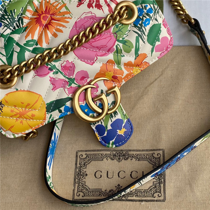 GUCCI 구찌 마몬트 마틀라세 숄더백 446744
