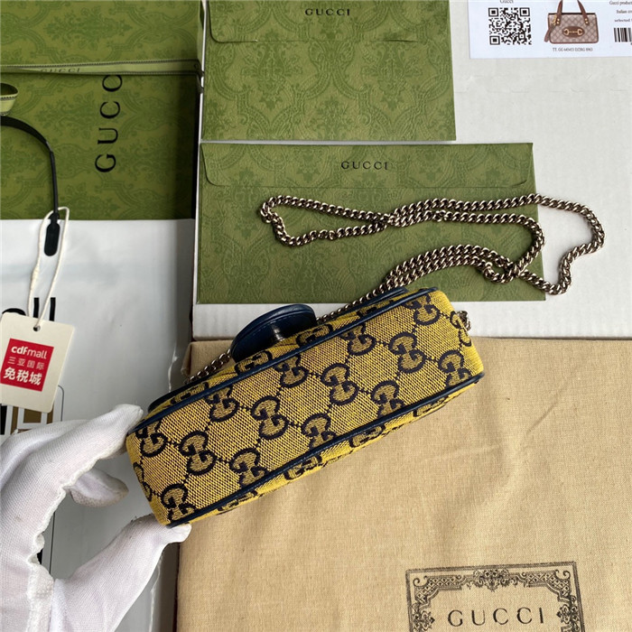 GUCCI 구찌 GG마몬트 마틀라세 수퍼미니 476433