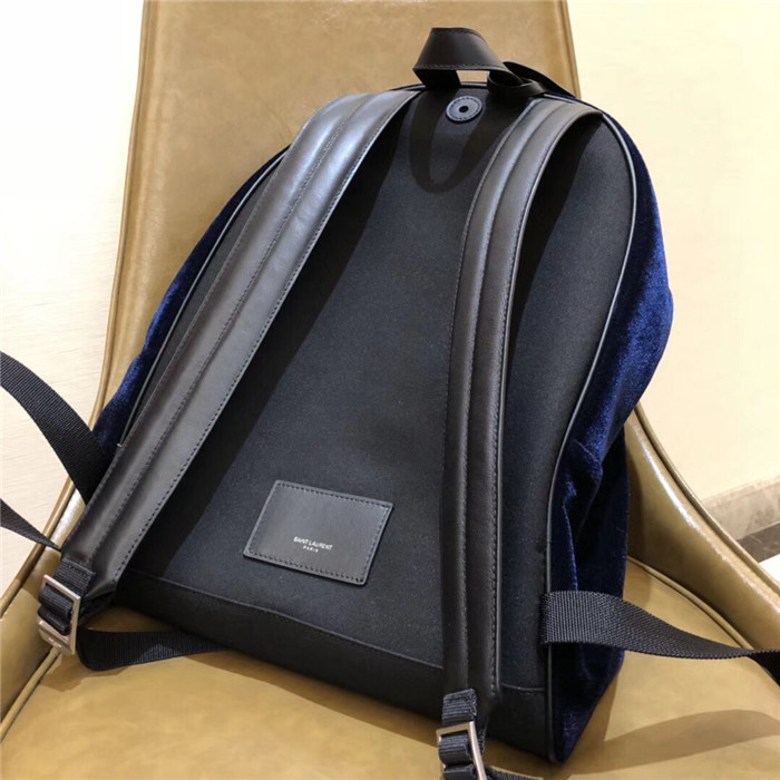 Saint Laurent  생로랑 시티 벨벳소재 백팩 Y5004