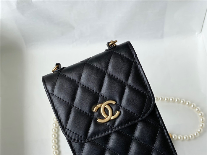 CHANEL 샤넬 진주 폰백 AS81086