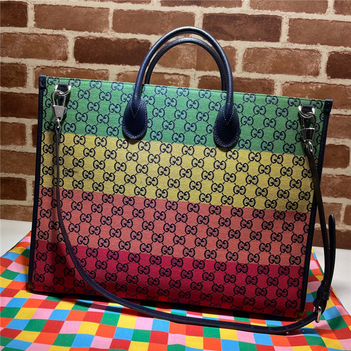 GUCCI 구찌 GG 캔버스 라지 토트백 659980