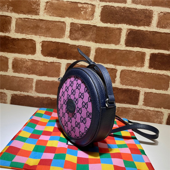 GUCCI 구찌 GG 멀티컬러 라운드 숄더백 658825