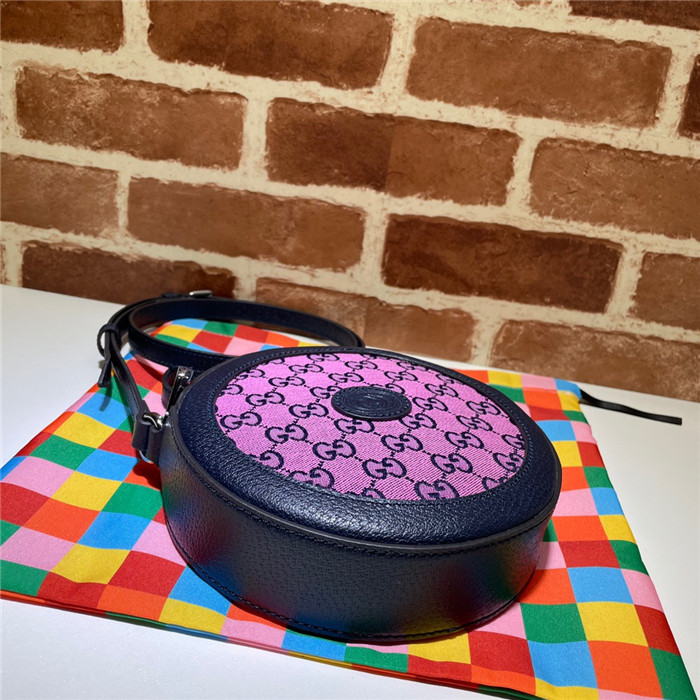 GUCCI 구찌 GG 멀티컬러 라운드 숄더백 658825