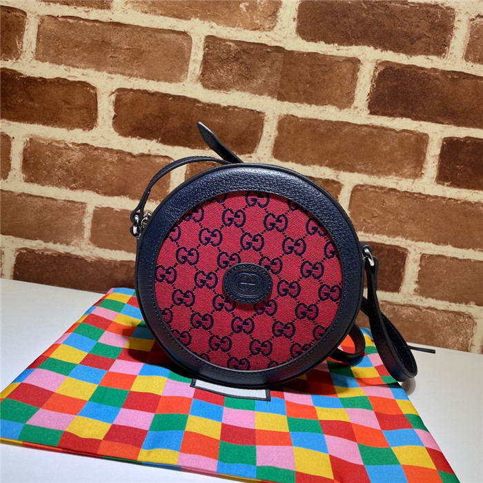 GUCCI 구찌 GG 멀티컬러 라운드 숄더백 658825