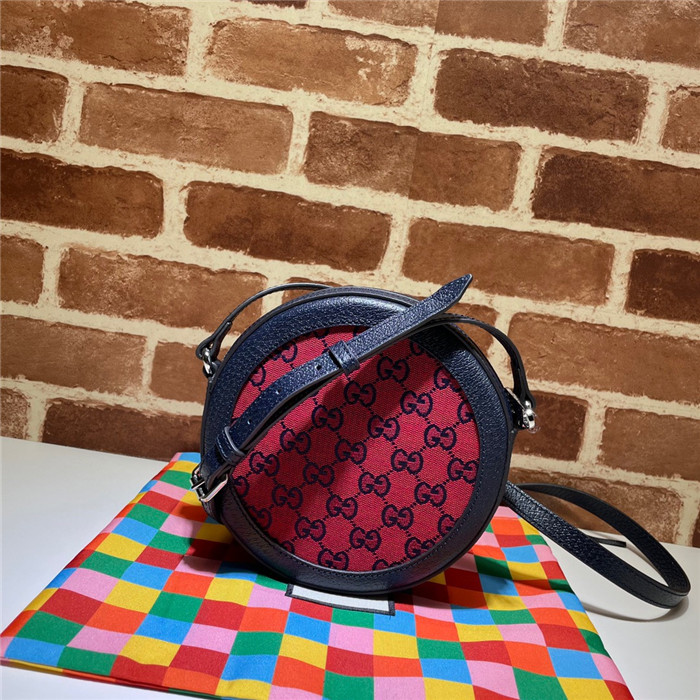 GUCCI 구찌 GG 멀티컬러 라운드 숄더백 658825