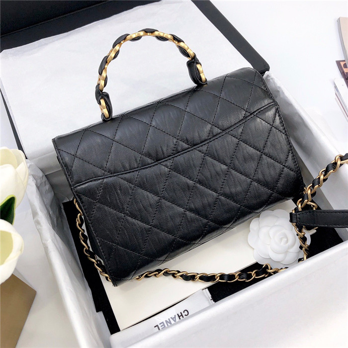 CHANEL 샤넬 탑핸들 미듐 플랩백 AS2478