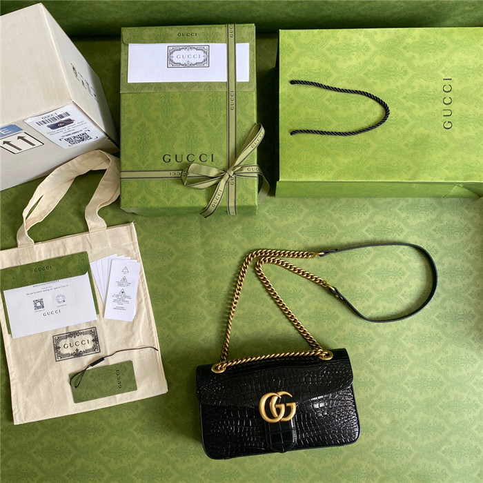 GUCCI 구찌 마몬트 마틀라세 체인백 443497
