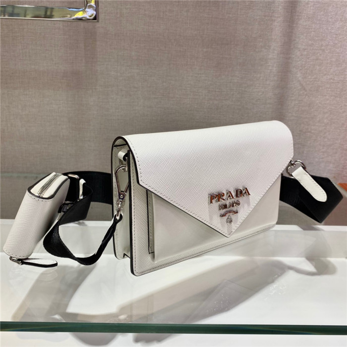 PRADA 프라다 사피아노 포켓 엔벨롭 크로스백 1BP020