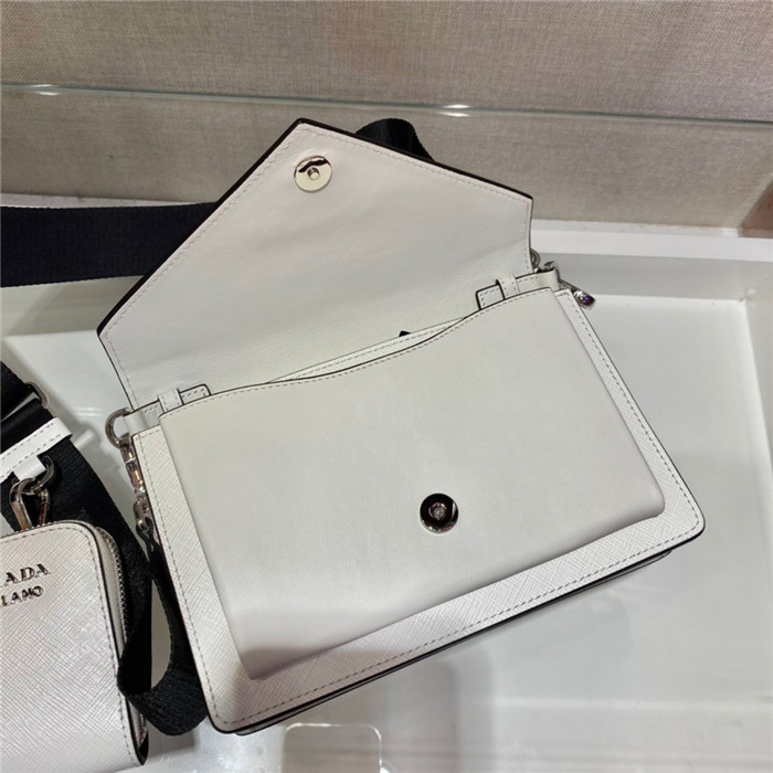 PRADA 프라다 사피아노 포켓 엔벨롭 크로스백 1BP020