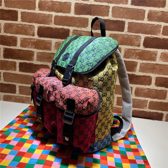 Gucci  구찌 멀티컬러 캔버스 스몰 백팩 658783