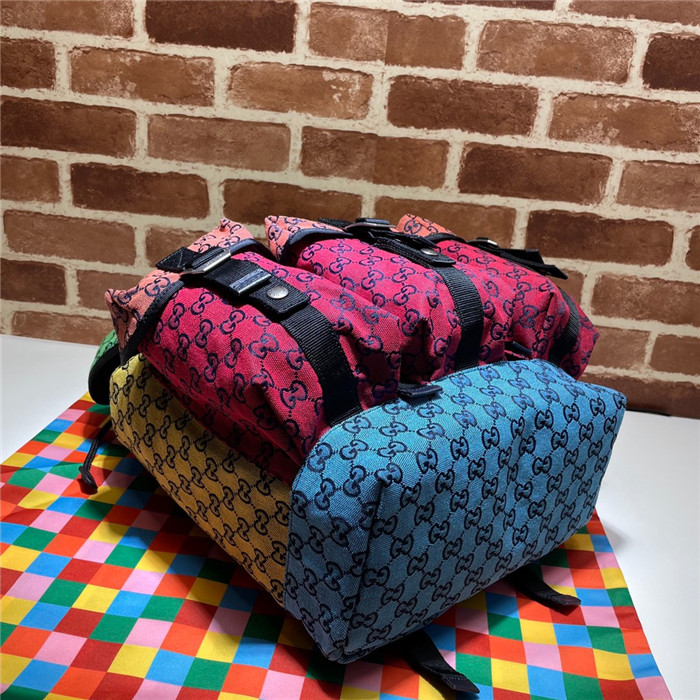 Gucci  구찌 멀티컬러 캔버스 스몰 백팩 658783