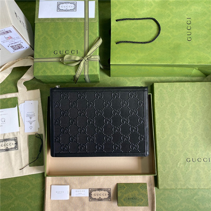 Gucci 구찌 GG 엠보스 클러치 646449