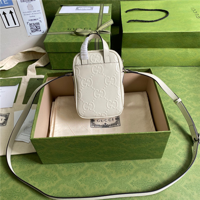GUCCI 구찌 GG 엠보스 미니백 폰백 658553