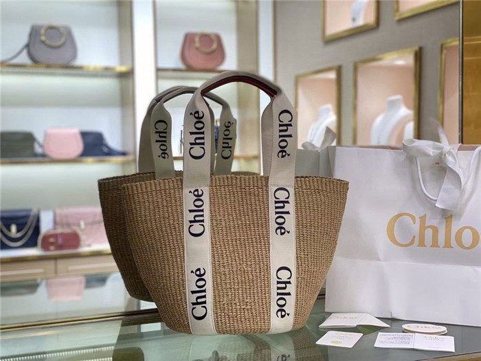 CHLOE 끌로에 우디 라지 바스켓 C79908