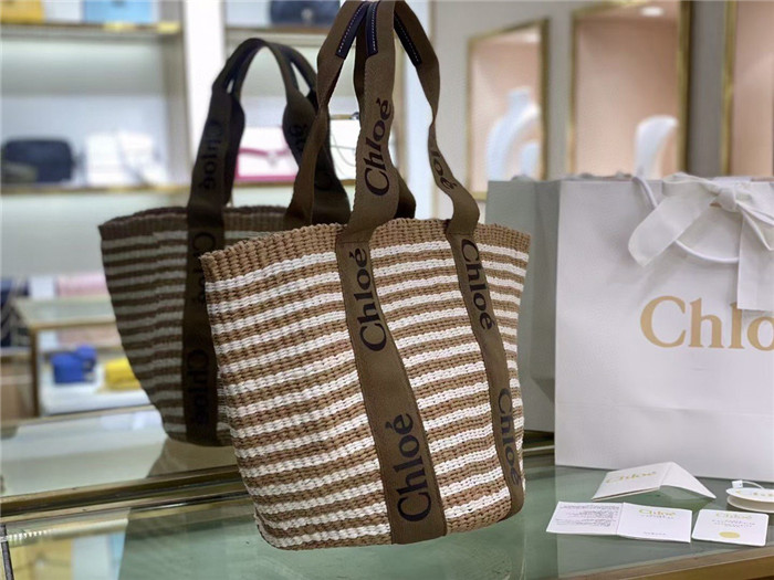 CHLOE 끌로에 우디 라지 바스켓 C79908