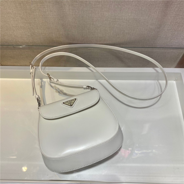 PRADA 프라다 미니 클레오 브러시드 가죽 숄더백 1BH188