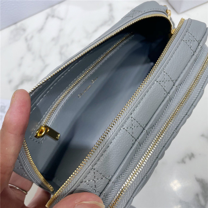 Dior 디올 카로 더블 파우치 크로스바디백 D5037