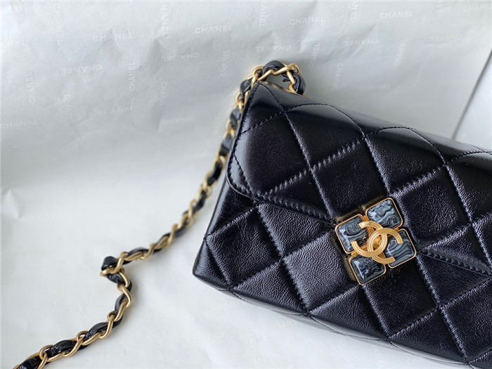 CHANEL 샤넬 램스킨 퀼팅  핸드백