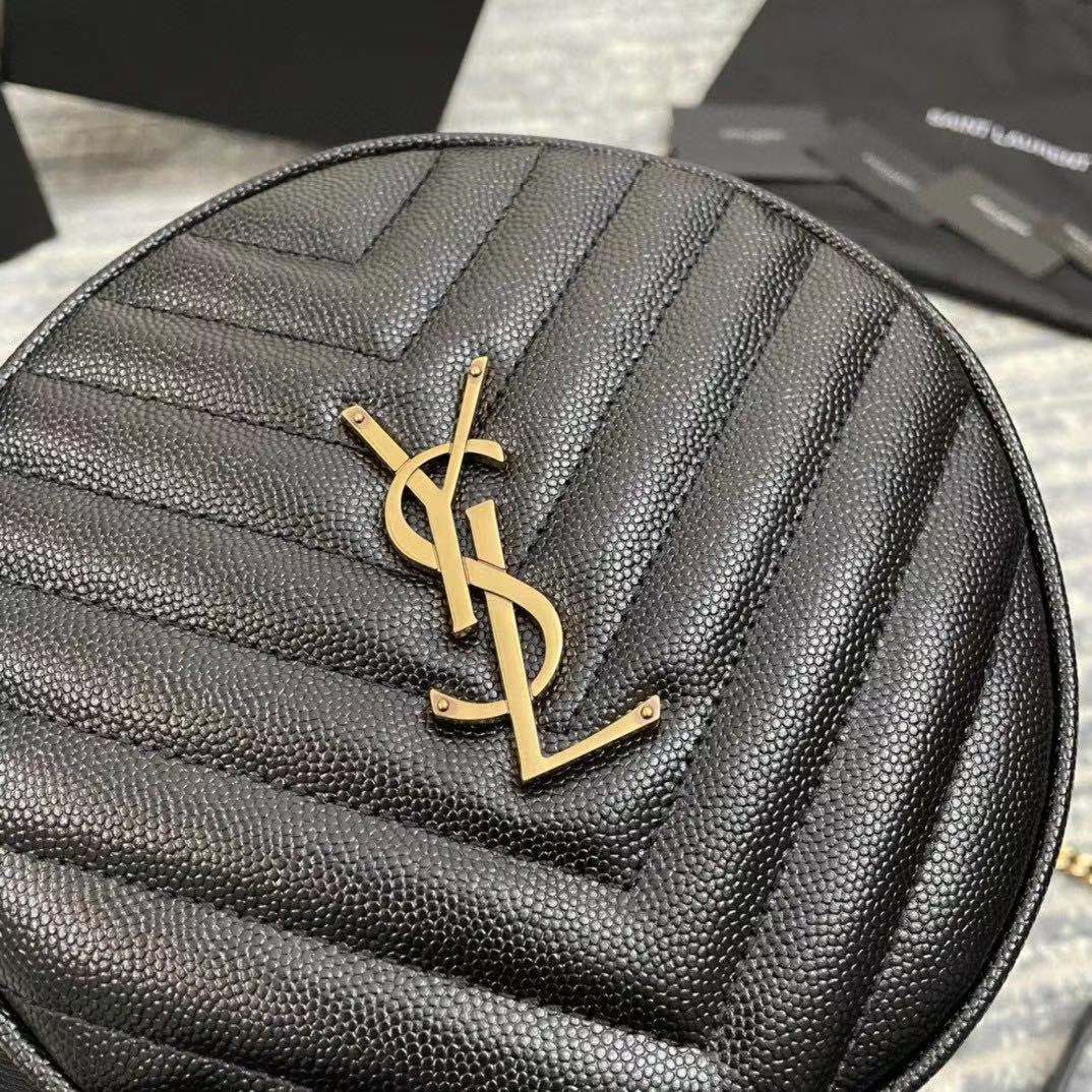 Saint Laurent 생로랑 모노그램 라운드 탬버린백 1GF07